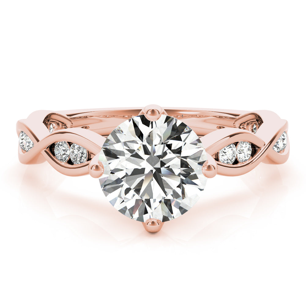 Round Engagement Ring M51105-E-11/4