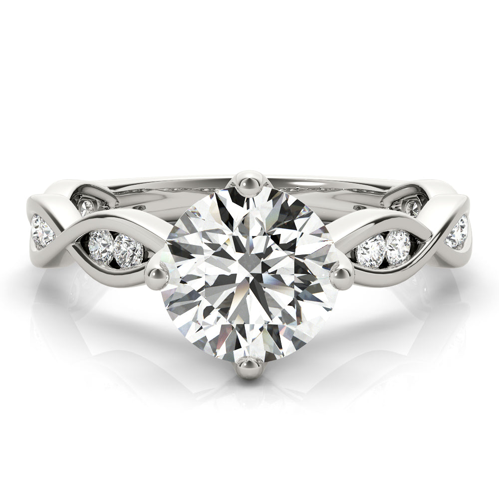 Round Engagement Ring M51105-E-11/4