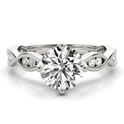 Round Engagement Ring M51105-E-11/4