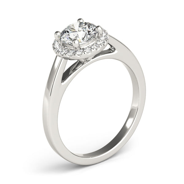 Round Engagement Ring M51106-E-1/2