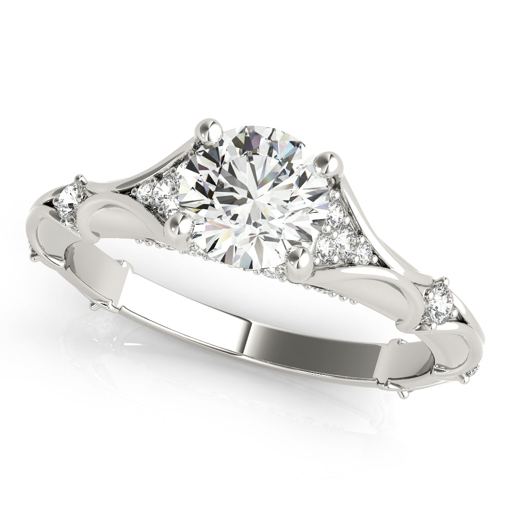 Round Engagement Ring M51108-E
