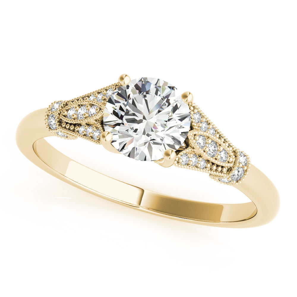 Round Engagement Ring M51118-E-11/2