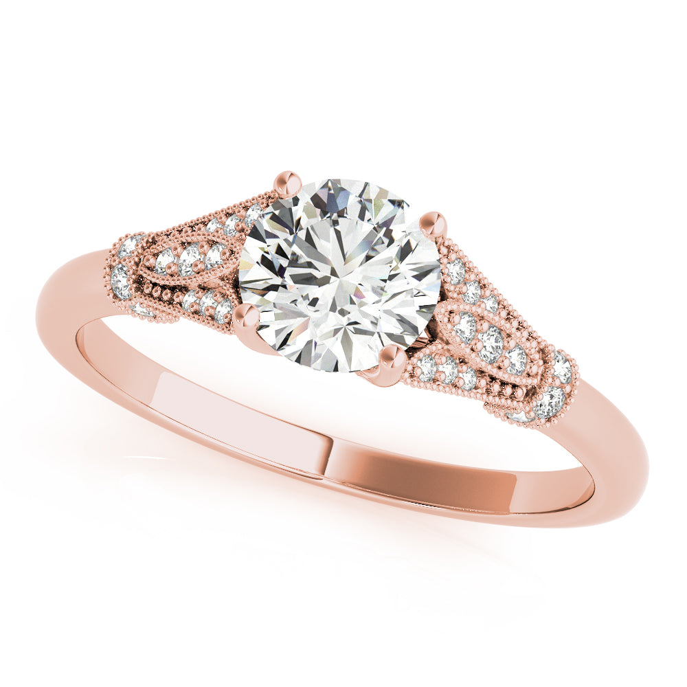 Round Engagement Ring M51118-E-3/4