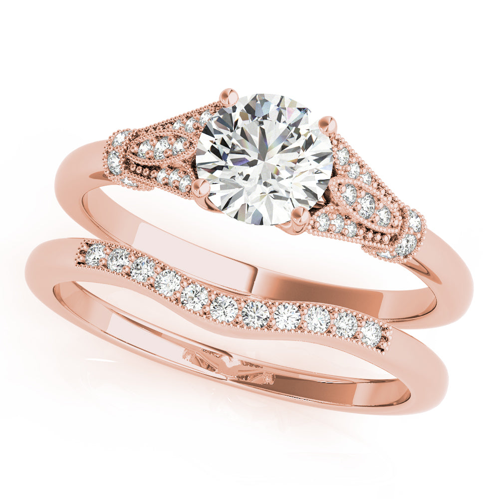 Round Engagement Ring M51118-E-11/2