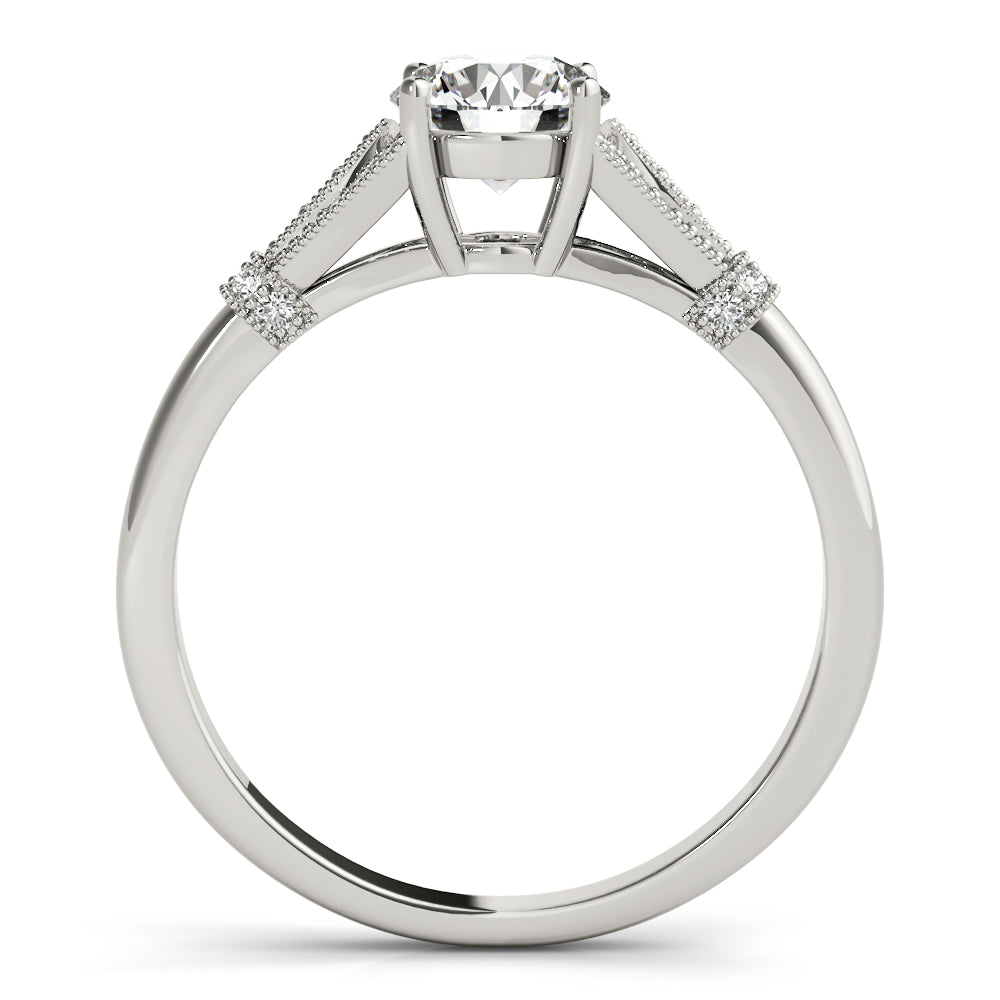 Round Engagement Ring M51118-E-11/2