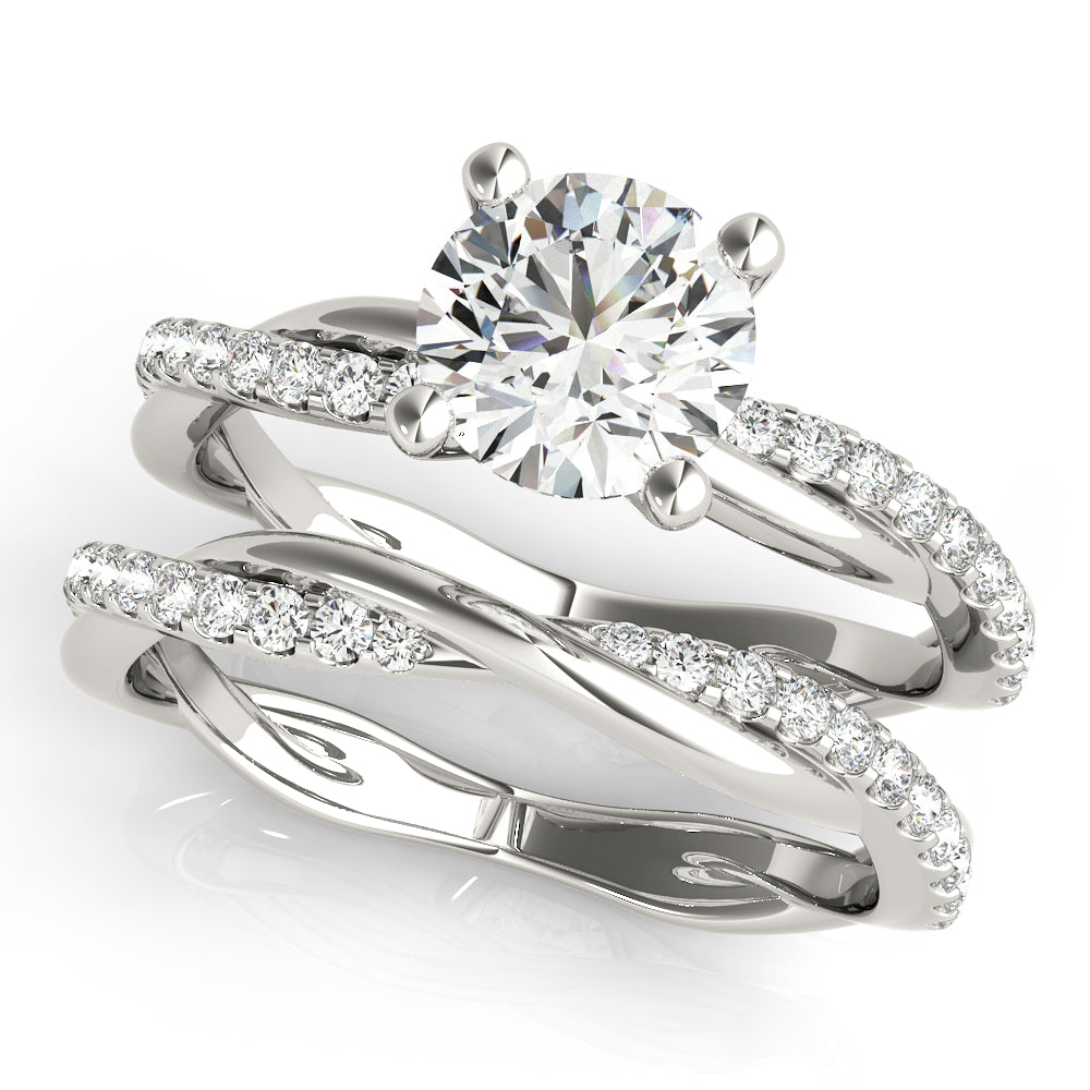 Round Engagement Ring M51121-E-3/4