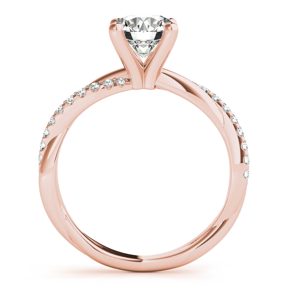 Round Engagement Ring M51121-E-1/2