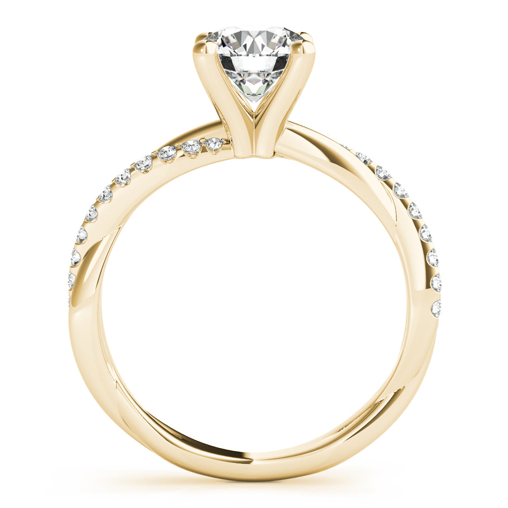 Round Engagement Ring M51121-E-1/2