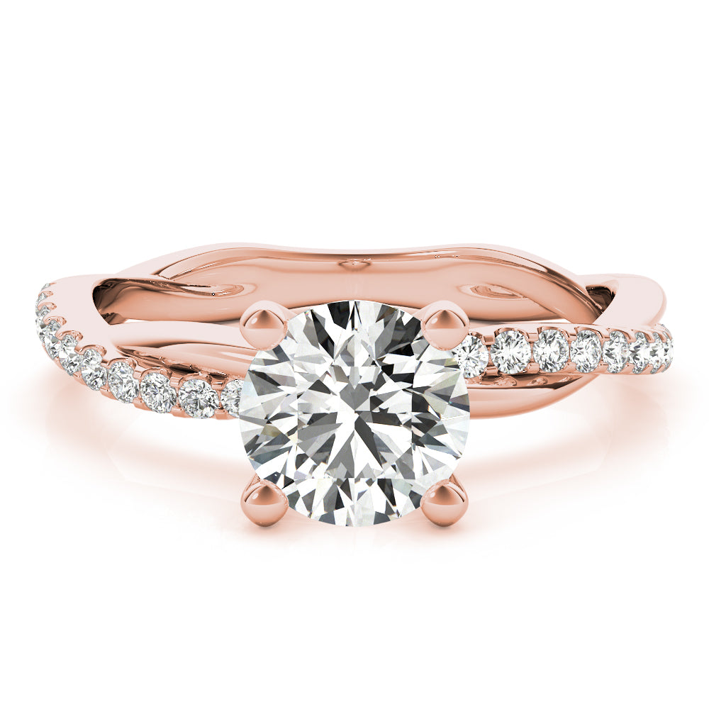 Round Engagement Ring M51121-E-3/4