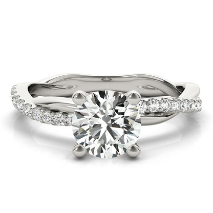 Round Engagement Ring M51121-E-1/2