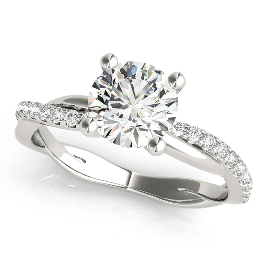 Round Engagement Ring M51121-E-11/2