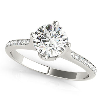 Round Engagement Ring M51122-E-1