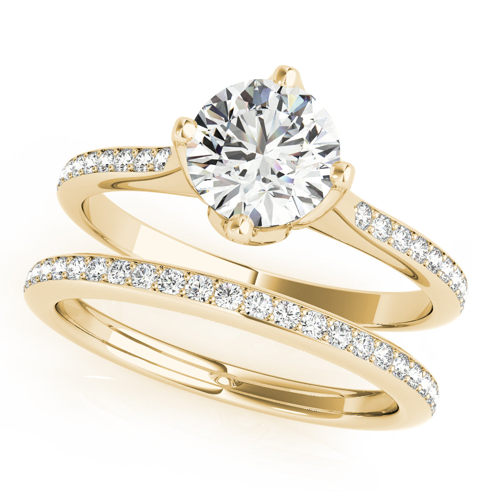 Round Engagement Ring M51122-E-11/2