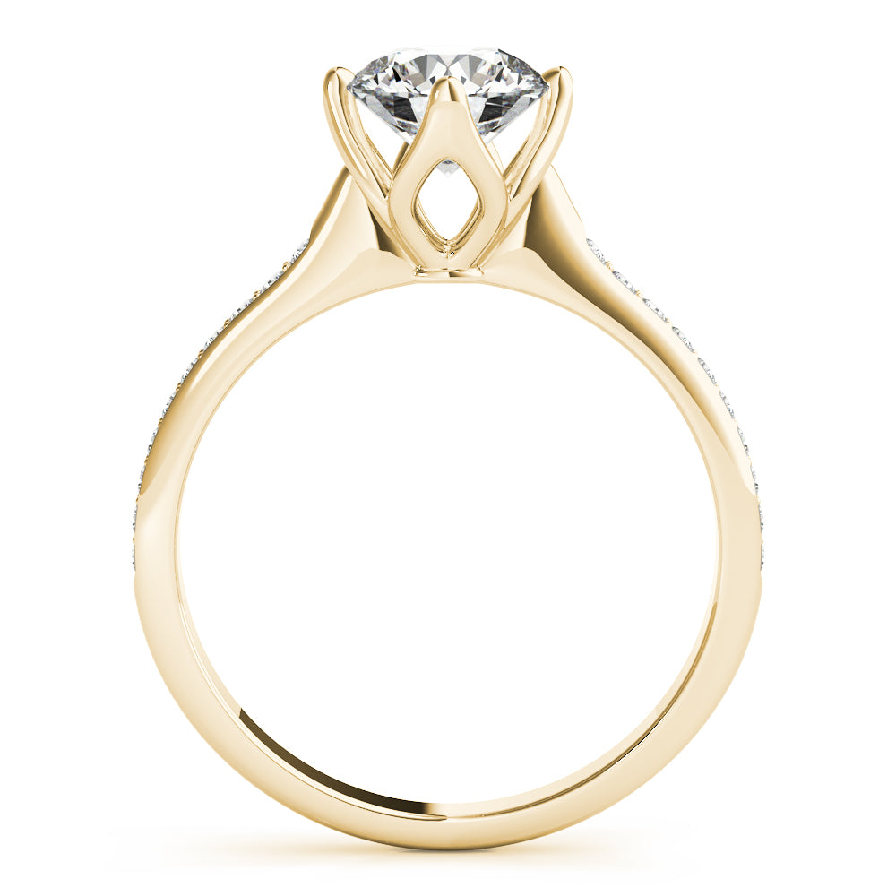 Round Engagement Ring M51122-E-1