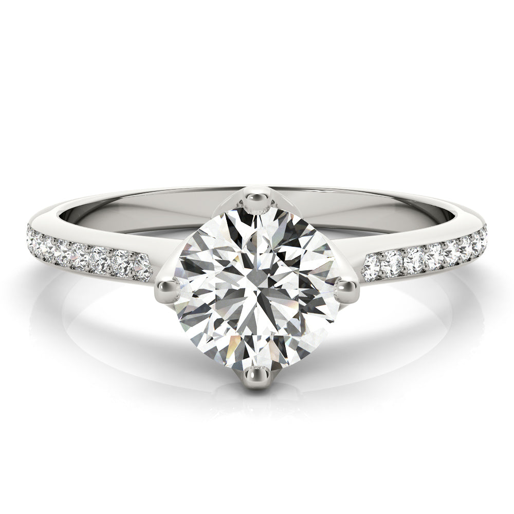 Round Engagement Ring M51122-E-1