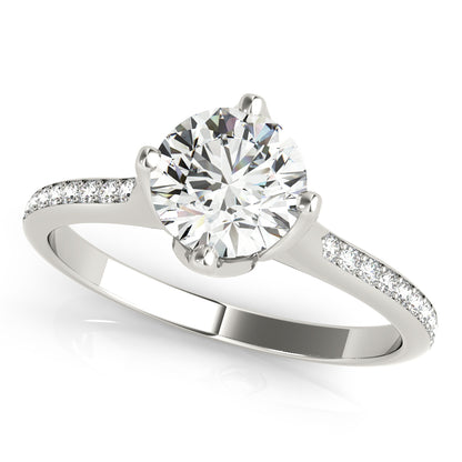 Round Engagement Ring M51122-E-1/2
