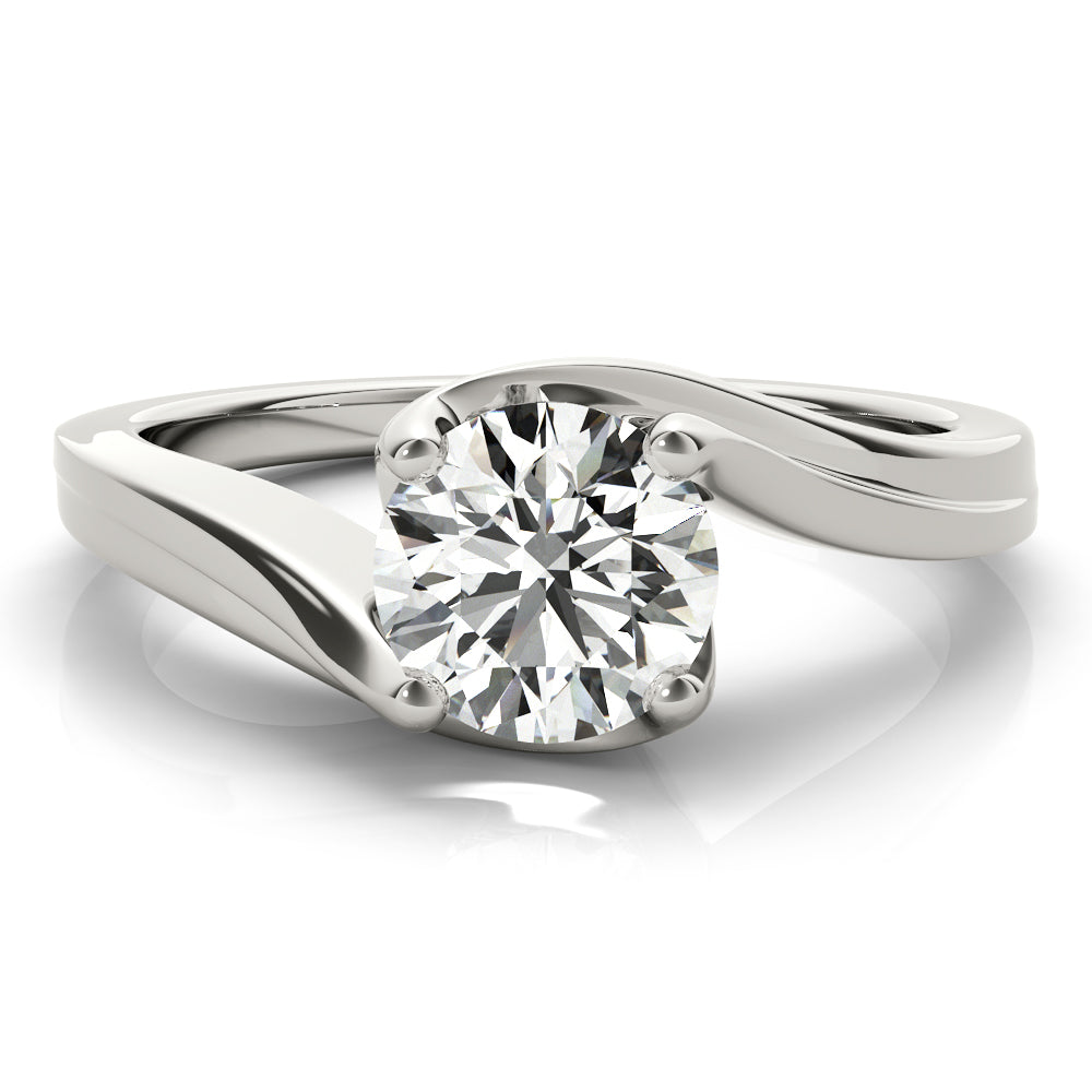 Round Engagement Ring M51129-E-1/2