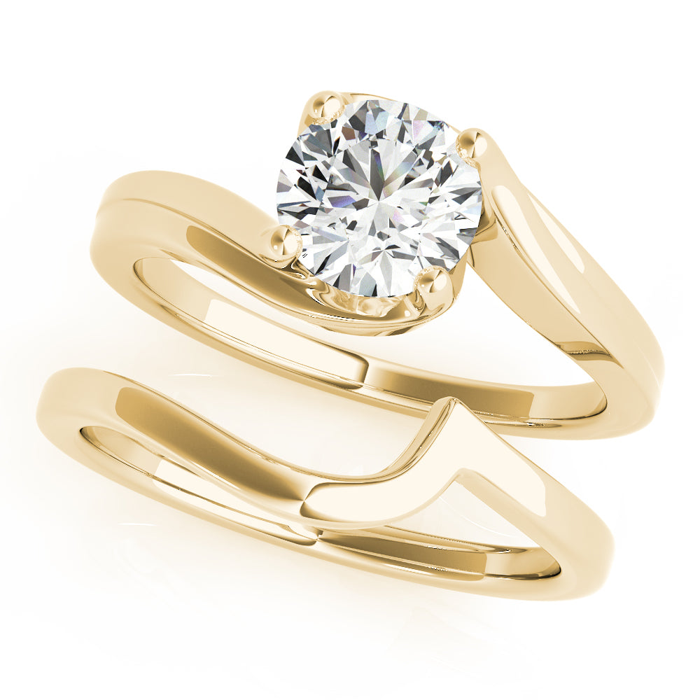 Round Engagement Ring M51129-E-3/4
