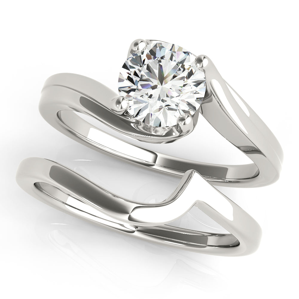 Round Engagement Ring M51129-E-11/2