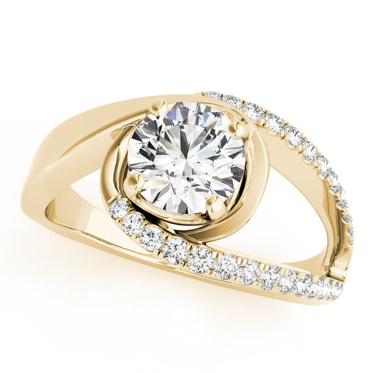 Round Engagement Ring M51130-E-11/2