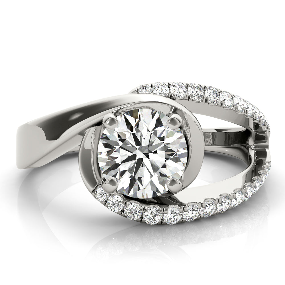 Round Engagement Ring M51130-E-11/2