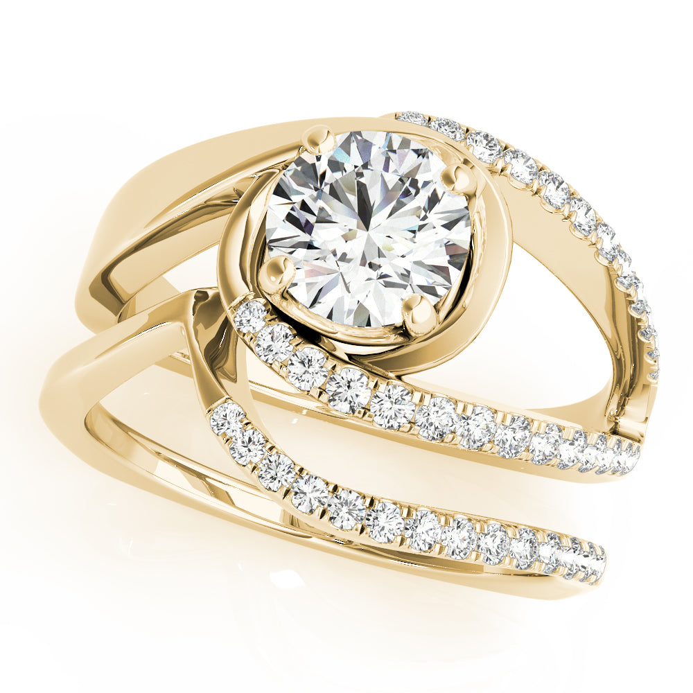 Round Engagement Ring M51130-E-11/2