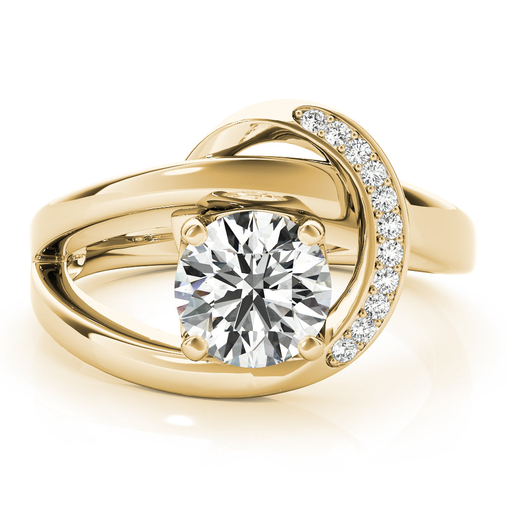Round Engagement Ring M51132-E-1