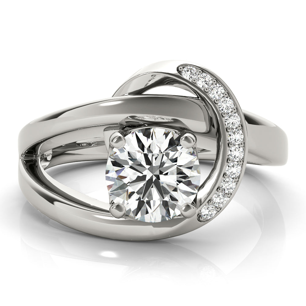 Round Engagement Ring M51132-E-1