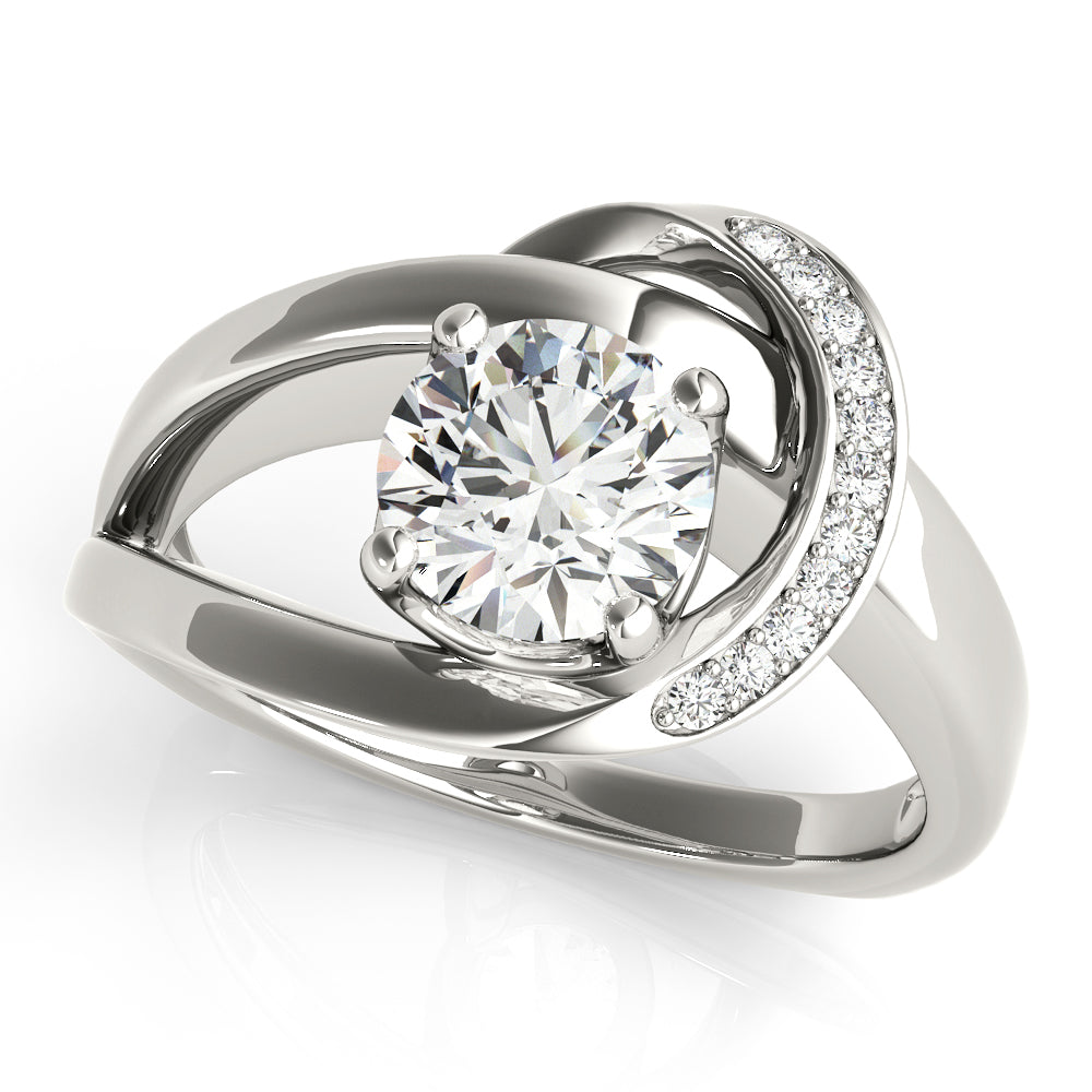 Round Engagement Ring M51132-E-1