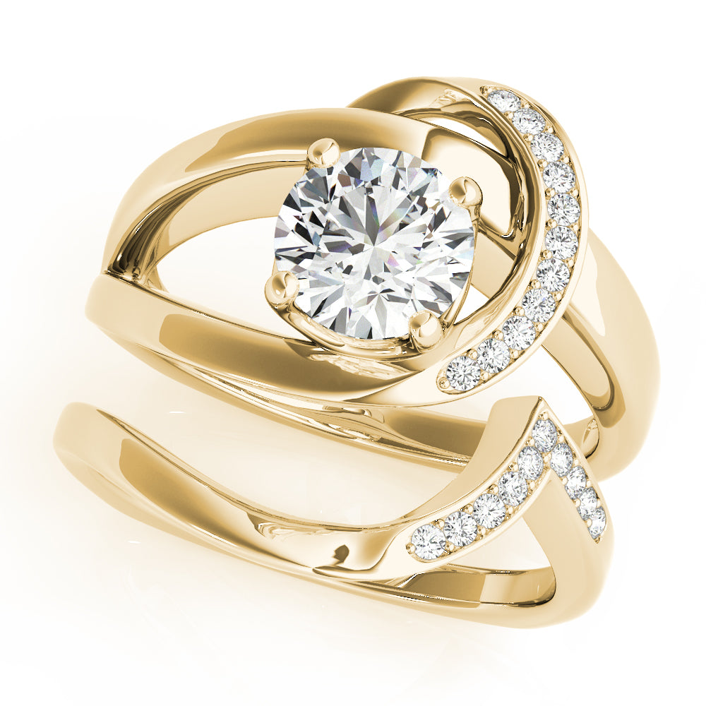 Round Engagement Ring M51132-E-1