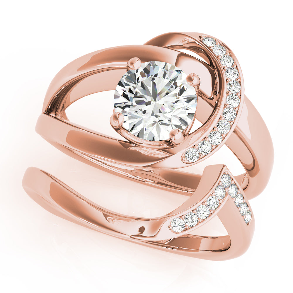 Round Engagement Ring M51132-E-1