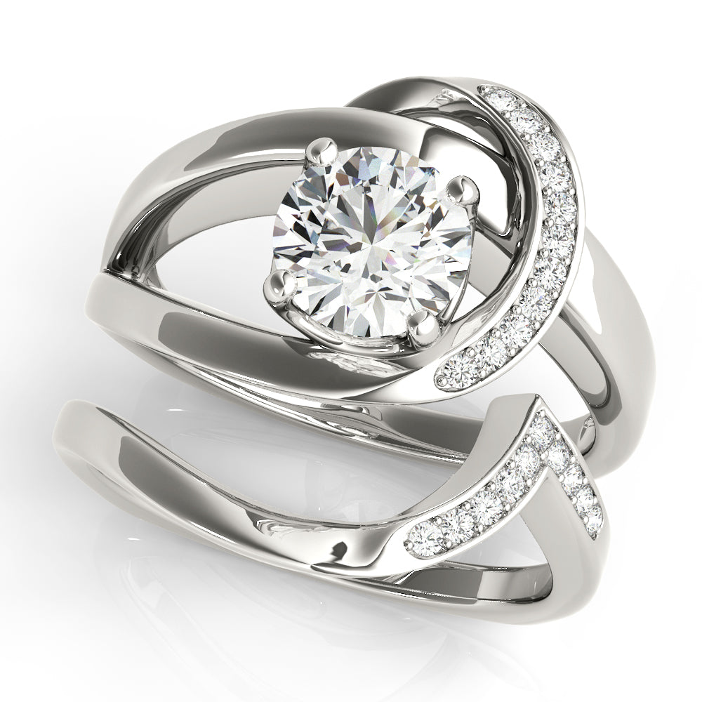 Round Engagement Ring M51132-E-1