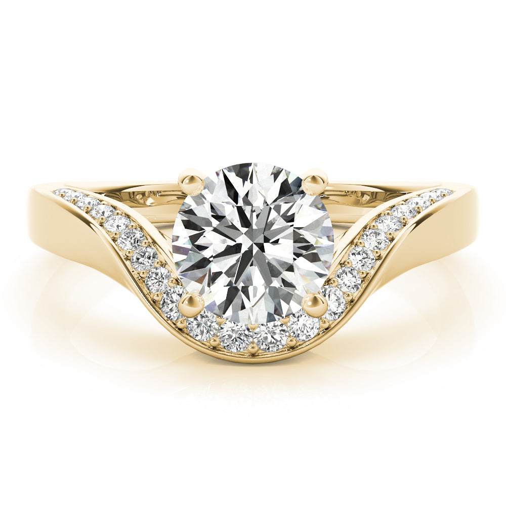 Round Engagement Ring M51133-E-1