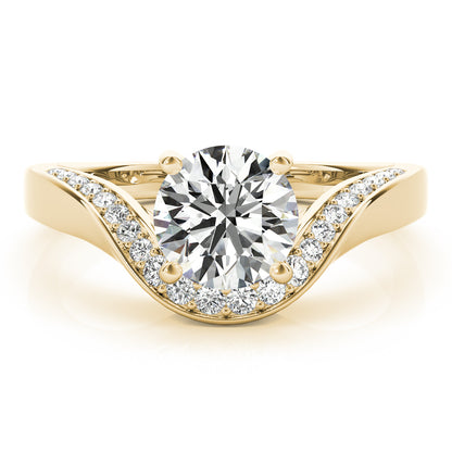 Round Engagement Ring M51133-E-3/4