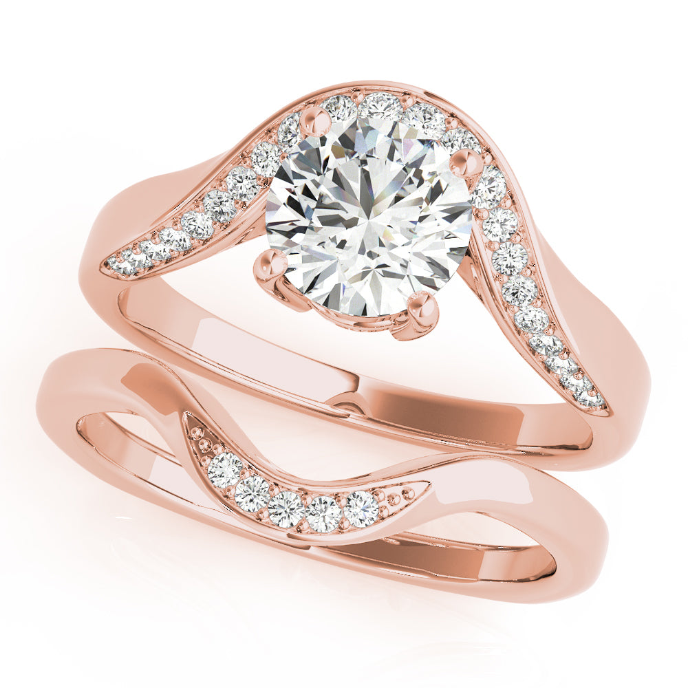 Round Engagement Ring M51133-E-1