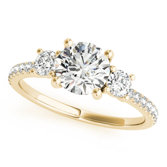 Round Engagement Ring M51134-E-11/2