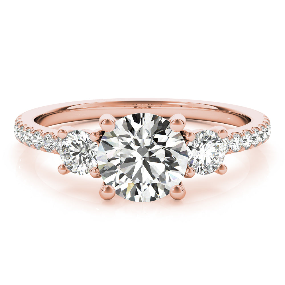 Round Engagement Ring M51134-E-3/4