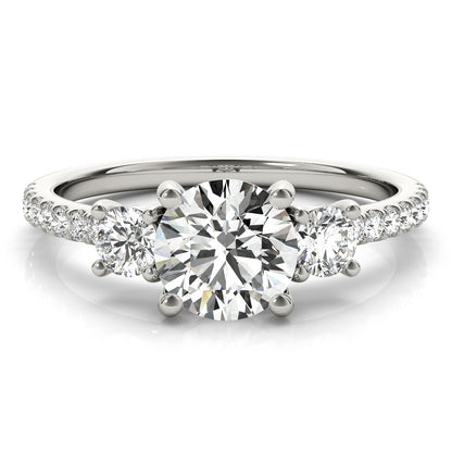 Round Engagement Ring M51134-E-1/2