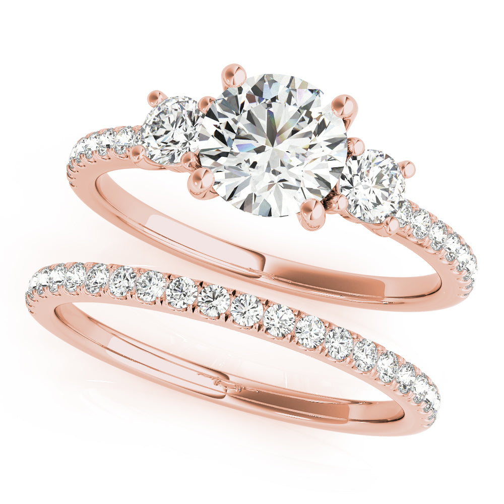 Round Engagement Ring M51134-E-3/4