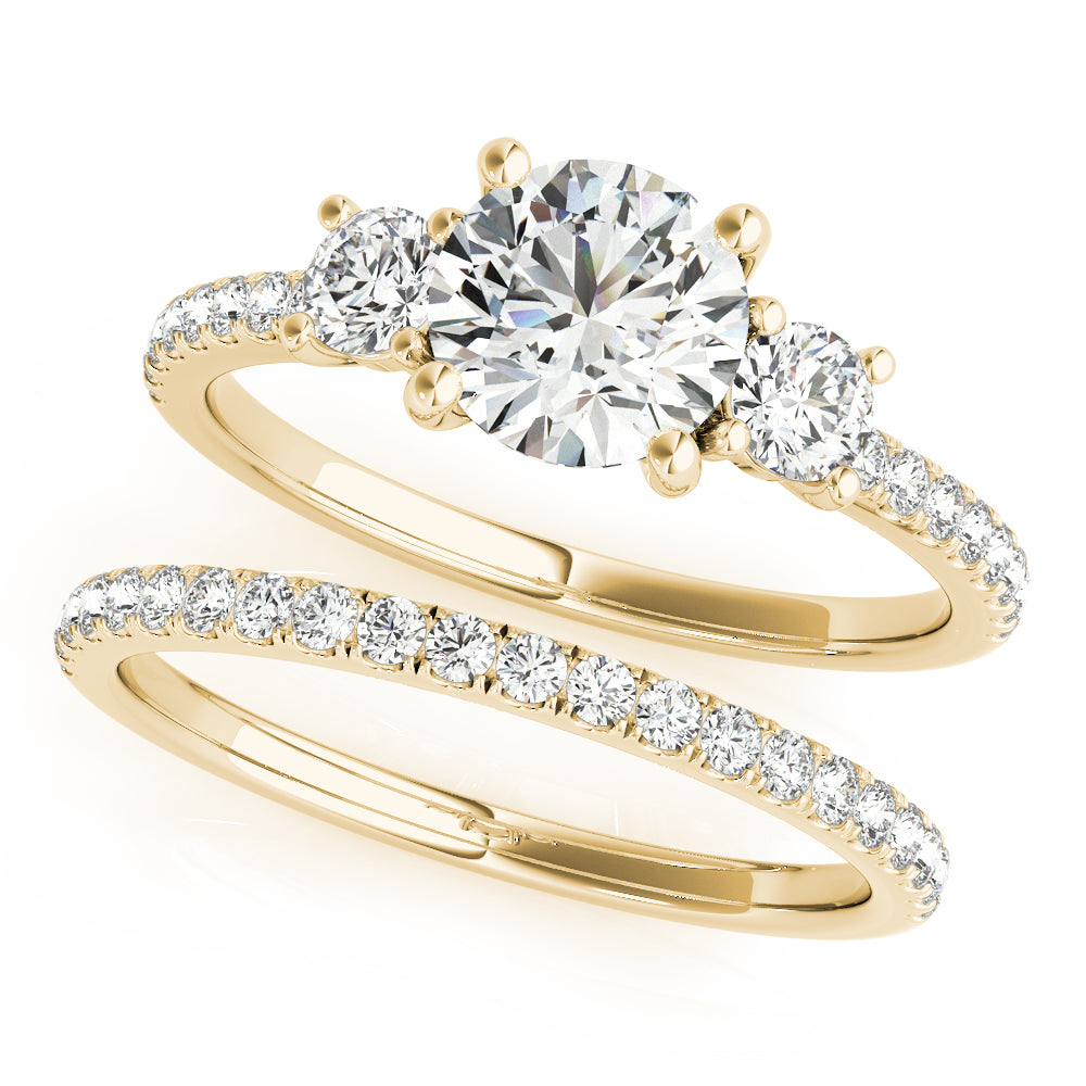 Round Engagement Ring M51134-E-3/4