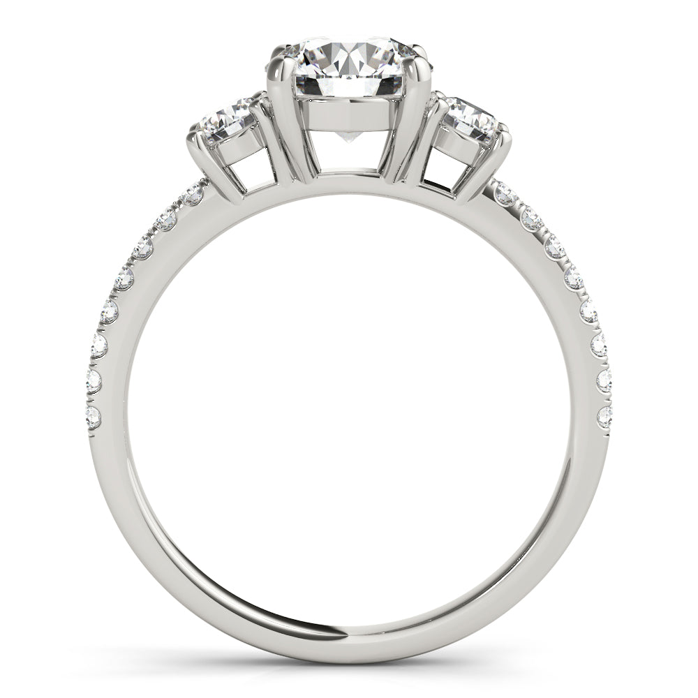 Round Engagement Ring M51134-E-11/2