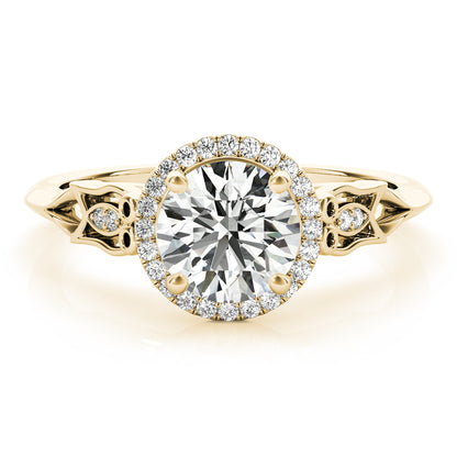 Round Engagement Ring M51137-E-3/4