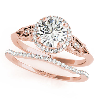 Round Engagement Ring M51137-E-11/2