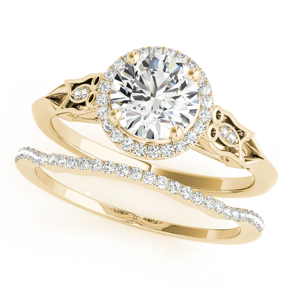 Round Engagement Ring M51137-E-11/2
