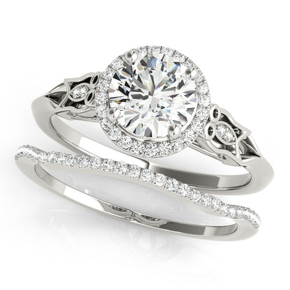 Round Engagement Ring M51137-E-11/2
