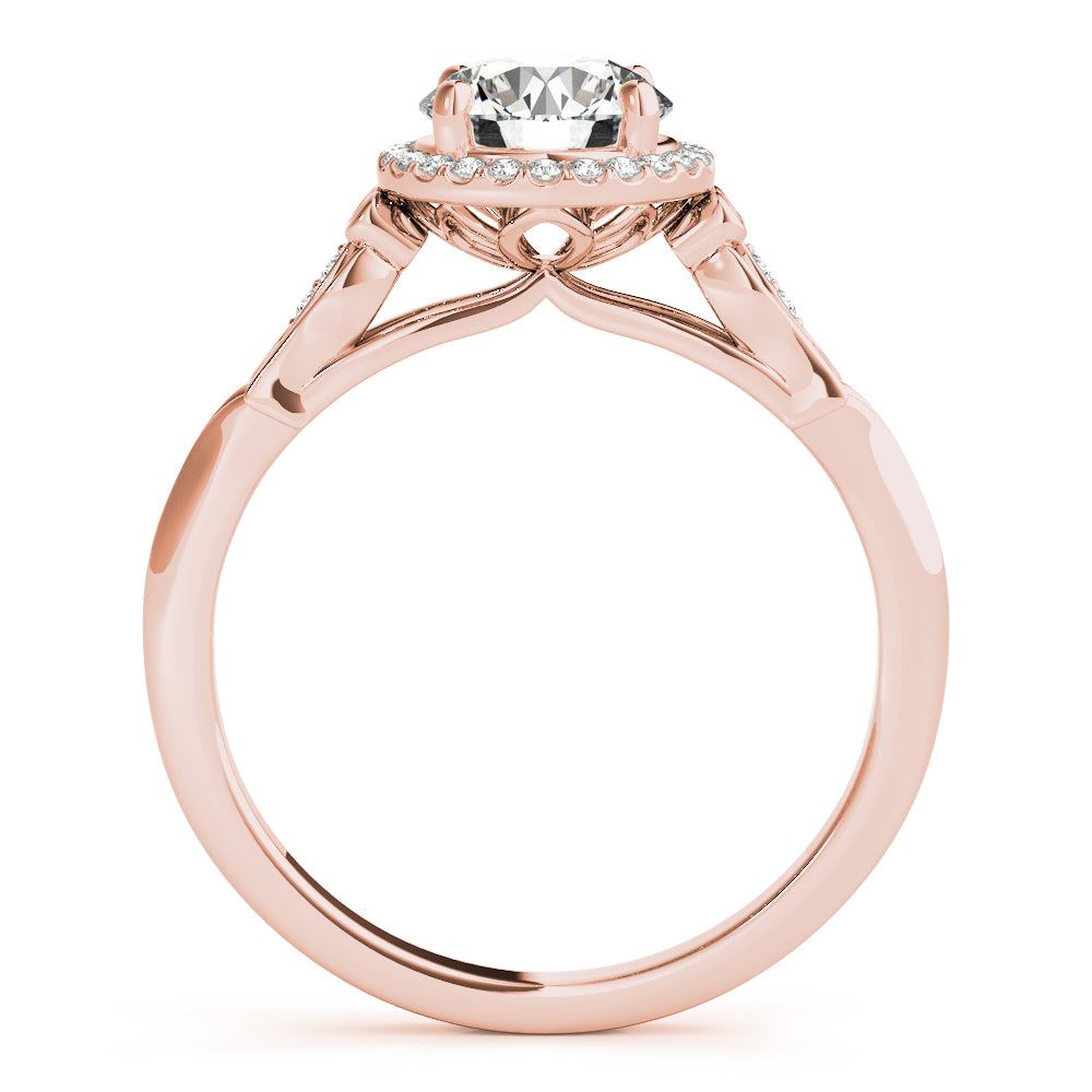 Round Engagement Ring M51137-E-1/2
