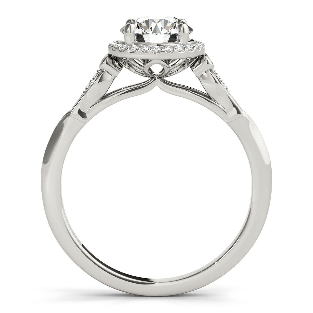 Round Engagement Ring M51137-E-11/2