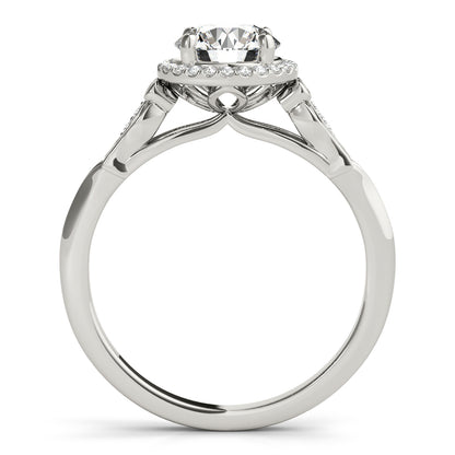 Round Engagement Ring M51137-E-11/2