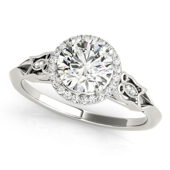 Round Engagement Ring M51137-E-11/2