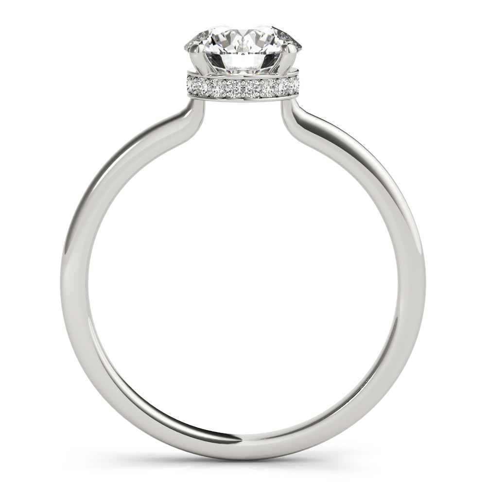 Round Engagement Ring M51138-E-11/2